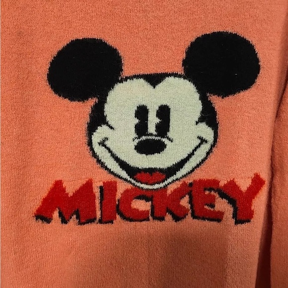 “MICKEY MOUSE”. Disney Pink Sweater! - Picture 3 of 10